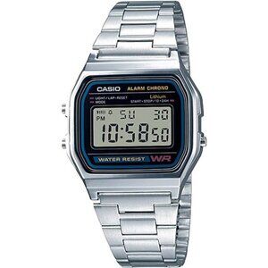 Men's Vintage A158WA-1 Water Resistant Digital Watch